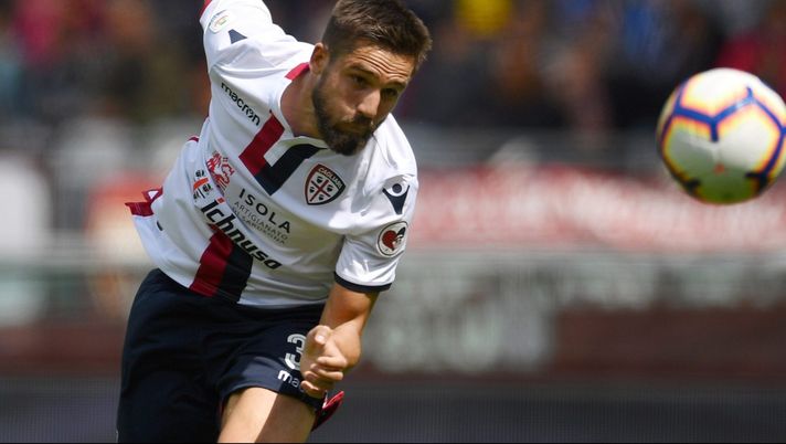 Leonardo Pavoletti of Cagliari (Photo by Valerio Pennicino/Getty Images) 