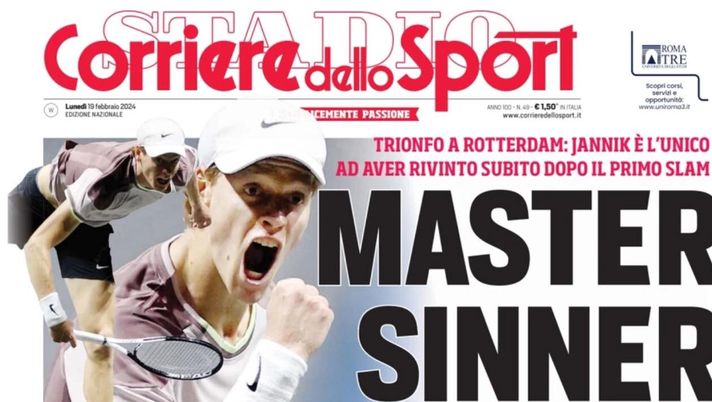 prima pagina corriere dello sport oggi
