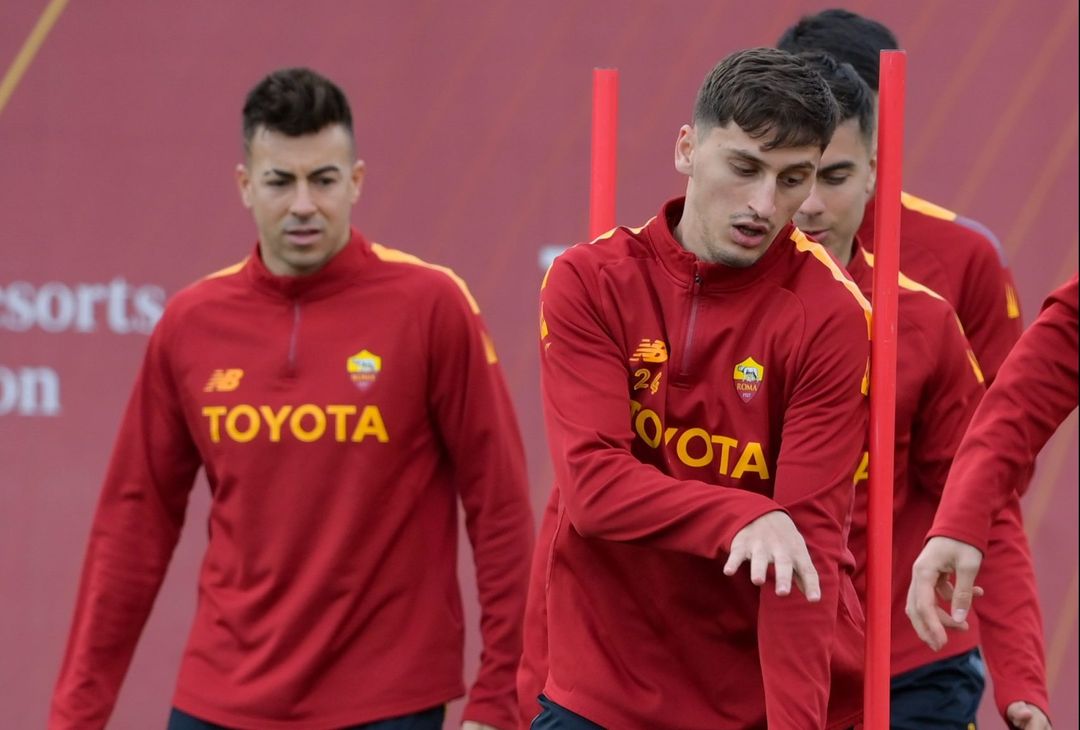 Roma, ultimo allenamento prima del match contro la Cremonese – FOTO GALLERY - immagine 19