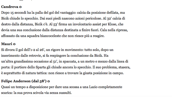 Disastro Lazio: le incredibili pagelle del Corriere dello Sport! Biglia, che bufera - immagine 1