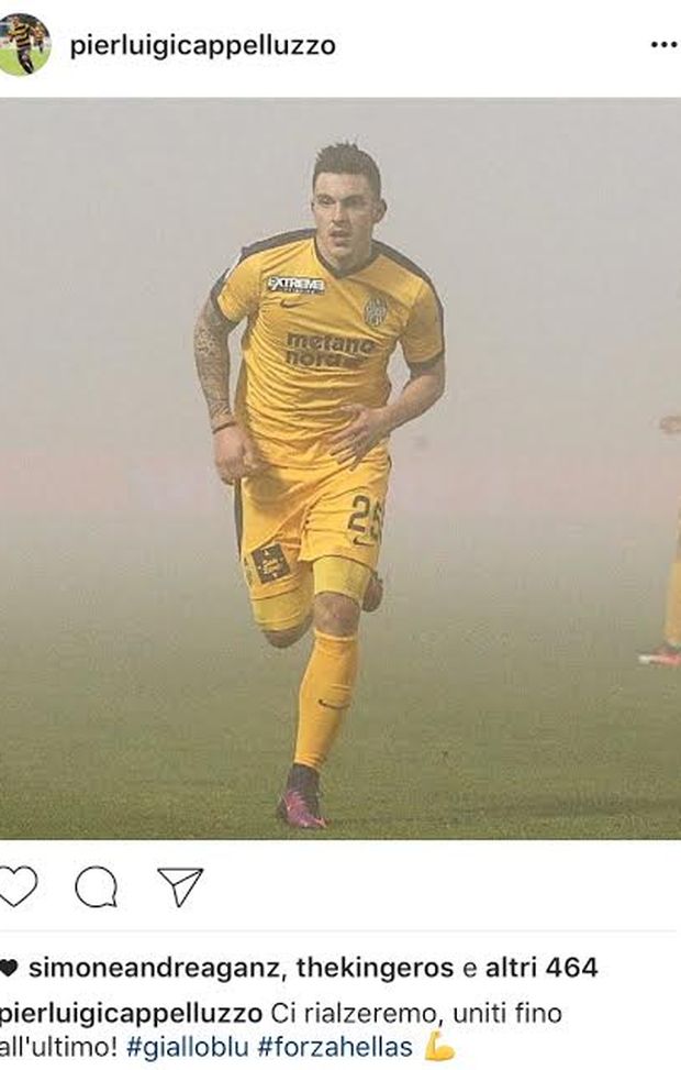 foto Instagram @pierluigicappelluzzo  foto Instagram @pierluigicappelluzzo