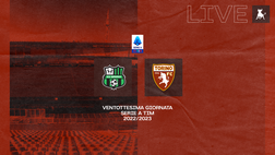 FINALE! Sassuolo-Torino 1-1