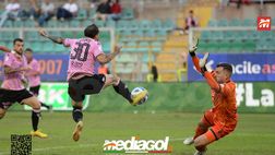 Modena-Palermo 0-2: Brunori apre e Valente chiude, rosa avanti all’intervallo