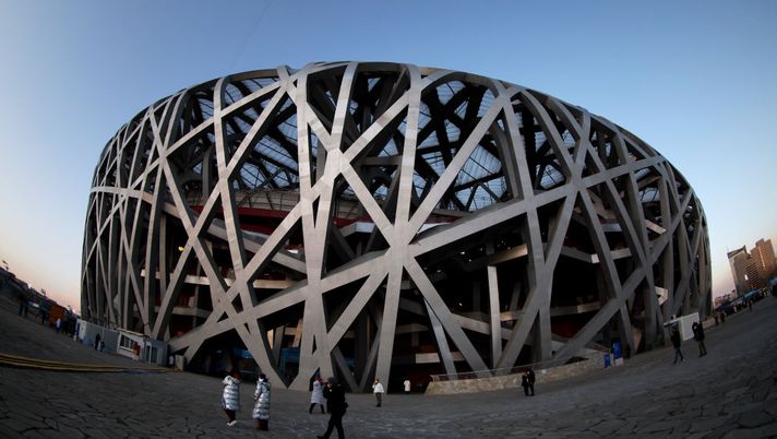 BEIJING, CHINA - FEBRUARY 20: A general view of the outside of Beijing National Stadium prior to the Beijing 2022 Winter Olympics Closing Ceremony on Day 16 of the Beijing 2022 Winter Olympics at Beijing National Stadium on February 20, 2022 in Beijing, China. (Photo by Maja Hitij/Getty Images) Derby Milan-Inter a Riyadh: ancora una Supercoppa italiana d’esportazione - immagine 1
