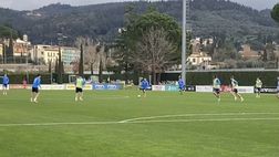 VIDEO Italia, Brunori e lo stage azzurro: partita in famiglia a Coverciano