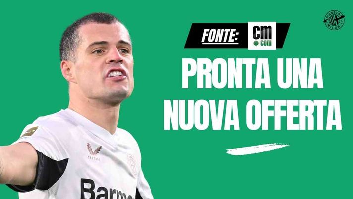 Mercato Milan, Tare insiste: pronta la seconda offerta per Xhaka. I dettagli