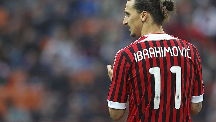 MILAN, ITALY - APRIL 25: Zlatan Ibrahimovic of AC Milan looks on during the Serie A match between AC Milan and Genoa CFC at Stadio Giuseppe Meazza on April 25, 2012 in Milan, Italy. (Photo by Marco Luzzani/Getty Images) MILAN, ITALY - APRIL 25: Zlatan Ibrahimovic of AC Milan looks on during the Serie A match between AC Milan and Genoa CFC at Stadio Giuseppe Meazza on April 25, 2012 in Milan, Italy. (Photo by Marco Luzzani/Getty Images)