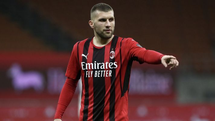 Ante Rebic (attaccante AC Milan), qui durante Milan-Cagliari 0-0 (Serie A 2020-2021) | News (Getty Images) 