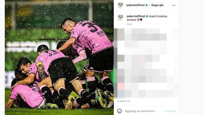Palermo, nuova crisi e secondo ko consecutivo. Il club: “Avanti insieme, sempre” Palermo