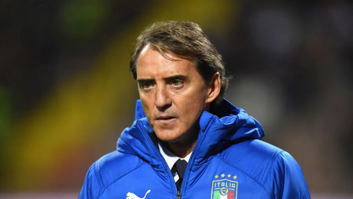 ZENICA, BOSNIA AND HERZEGOVINA - NOVEMBER 15: Head coach of Italy Roberto Mancini reacts during the UEFA Euro 2020 Qualifier between Bosnia and Herzegovina and Italy on November 15, 2019 in Zenica, Bosnia and Herzegovina. (Photo by Claudio Villa/Getty Images) Mancini: “Zaccagni, che sfortuna! Il vero Tonali c’è. Povero Barella, io vedo che…” - immagine 1