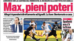 Prima Pagina, Corriere dello Sport: “Max pieni poteri. L’Italia del Mancio va veloce”