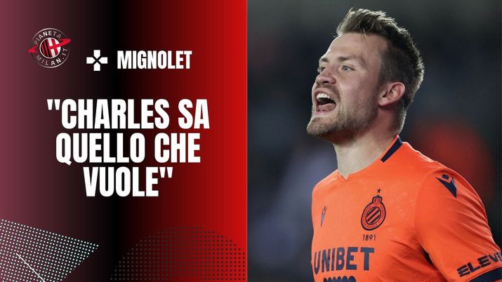 Simon Mignolet Bruges intervista Charles De Ketelaere Calciomercato AC Milan