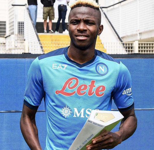 FOTO Osimhen: “Felice del premio conquistato, è un traguardo per la mia carriera”- immagine 2