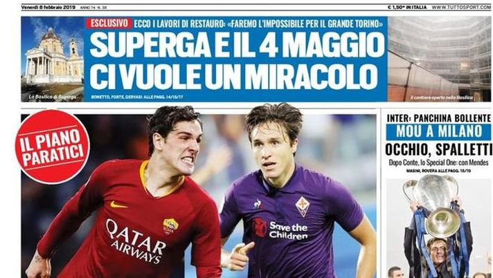 Prima Pagina, Tuttosport: “Zaniolo e Chiesa, tiri Mancini. Ilicic 2022. Rigore Caicedo, la Lazio…”  Prima Pagina, Tuttosport: “Zaniolo e Chiesa, tiri Mancini. Ilicic 2022. Rigore Caicedo, la Lazio…”