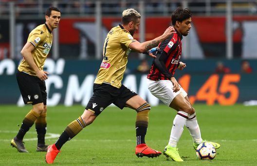 Lucas Paqueta in Milan-Udinese, Getty Images 