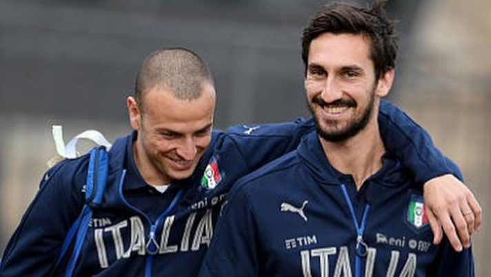 Luca Antonelli e Davide Astori in Nazionale, foto Instagram Antonelli 