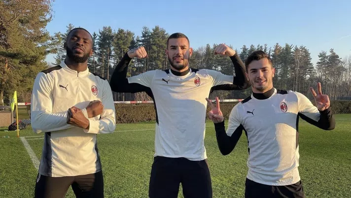 Tomori Theo Hernández Brahim Díaz AC Milan