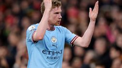 De Bruyne adrenalinico in Arsenal-City: spinge Arteta e poi risponde ai tifosi rivali