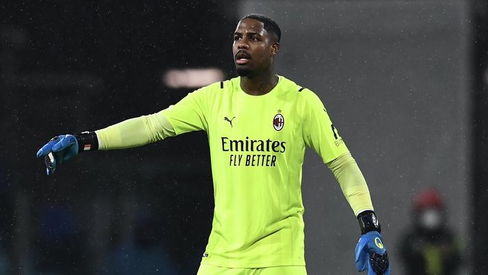 Mike Maignan Cagliari-Milan 0-1 Serie A 2021-2022