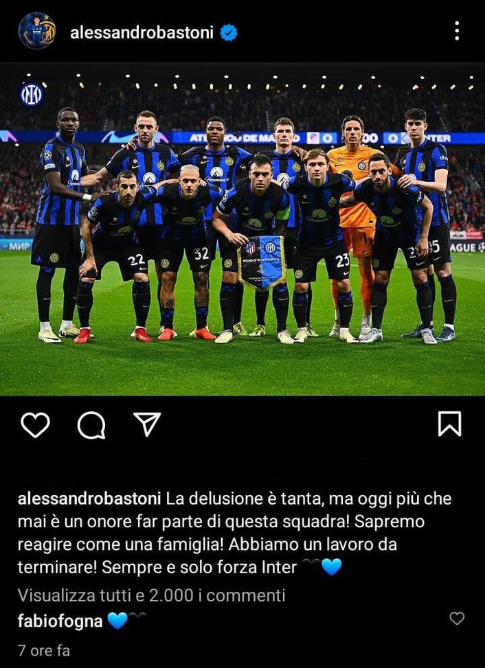 Inter, Bastoni mette in guardia il Napoli: “Abbiamo un lavoro da terminare!”- immagine 2