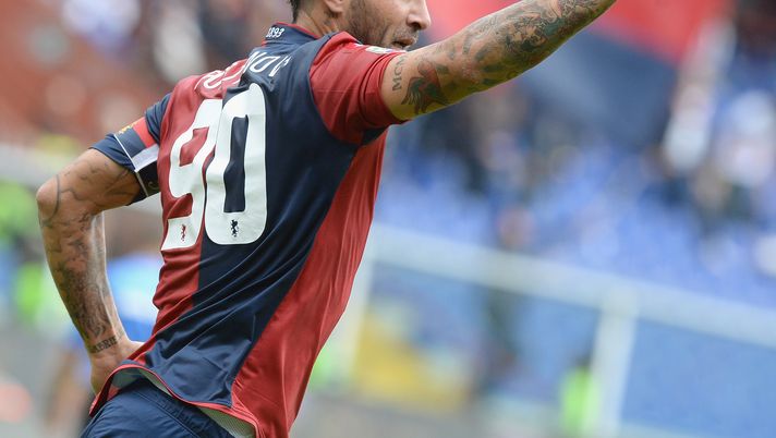 GENOA, ITALY - NOVEMBER 10: Daniele Portanova of Genoa CFC celebrates scoring his team's first goal during the Serie A match between Genoa CFC and Hellas Verona FC at Stadio Luigi Ferraris on November 10, 2013 in Genoa, Italy. (Photo by Claudio Villa/Getty Images) GENOA, ITALY - NOVEMBER 10: Daniele Portanova of Genoa CFC celebrates scoring his team's first goal during the Serie A match between Genoa CFC and Hellas Verona FC at Stadio Luigi Ferraris on November 10, 2013 in Genoa, Italy. (Photo by Claudio Villa/Getty Images)
