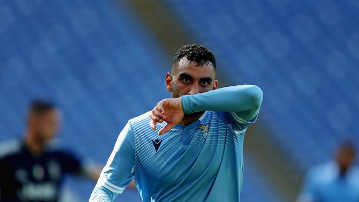 ROME, ITALY - NOVEMBER 08:  Mohamed Fares of SS Lazio reacts during the Serie A match between SS Lazio and Juventus at Stadio Olimpico on November 8, 2020 in Rome, Italy.  (Photo by Paolo Bruno/Getty Images) 