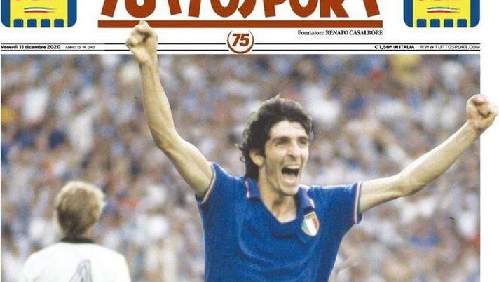 Tuttosport, la prima pagina di oggi, venerdì 11 dicembre 2020 