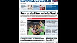 Prima Pagina, Giornale di Sicilia: “Ci pensa Super Brunori… Ora finale col Padova”
