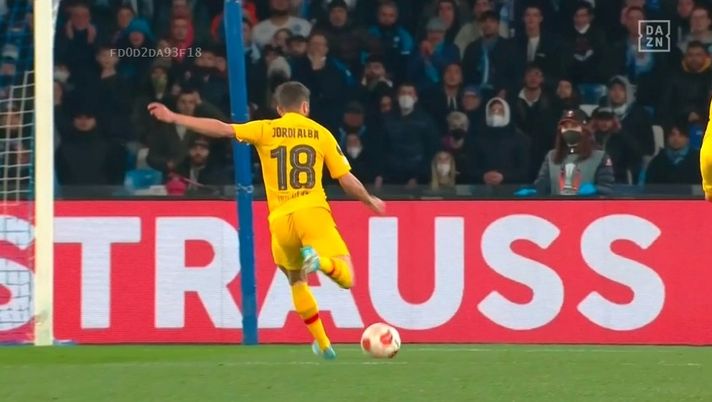 VIDEO Napoli-Barcellona 0-1, Jordi Alba sblocca la gara al Maradona - immagine 1
