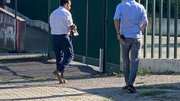 FOTO VN: Ag. Pezzella al centro sportivo, lungo incontro con i dirigenti viola