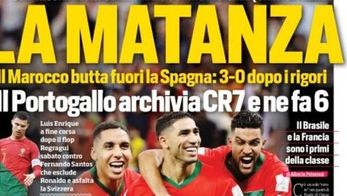 IL NAPOLI SUI MEDIA – Le prime pagine dei giornali di oggi 7 dicembre 2022 - immagine 1