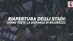 VIDEO, stadi aperti in Italia? L’Udinese testa la distanza di sicurezza: ecco come funziona