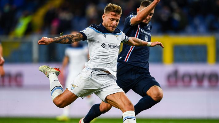 Ciro Immobile in Sampdoria-Lazio