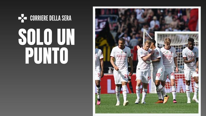 esultanza Pobega AC Milan Bologna-Milan 1-1 Serie A 2022-2023
