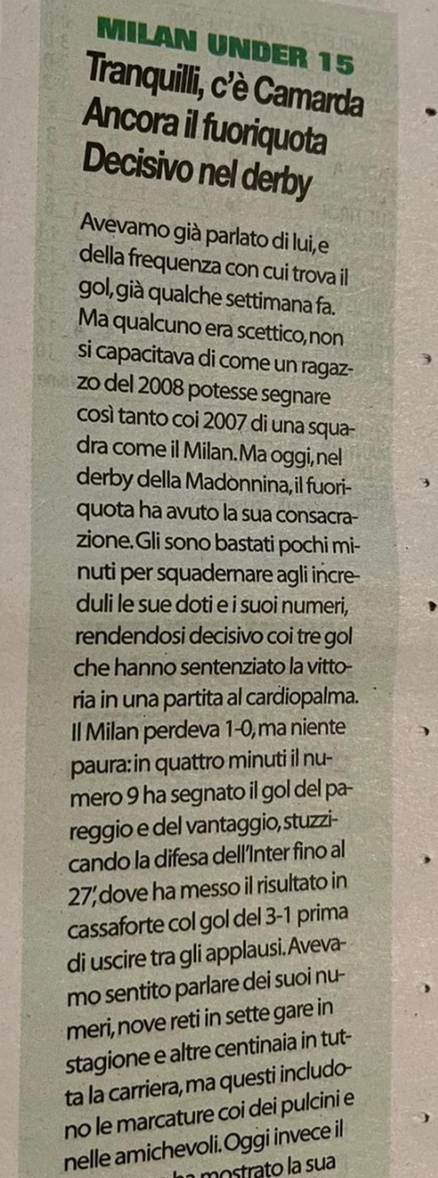 Milan, ecco i numeri 9 che segnano e vincono i derby: Francesco e Mirko…- immagine 2