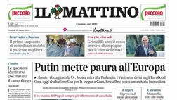 PRIMA PAGINA IL MATTINO OGGI: “Spalletti la stella (polare) azzurra”