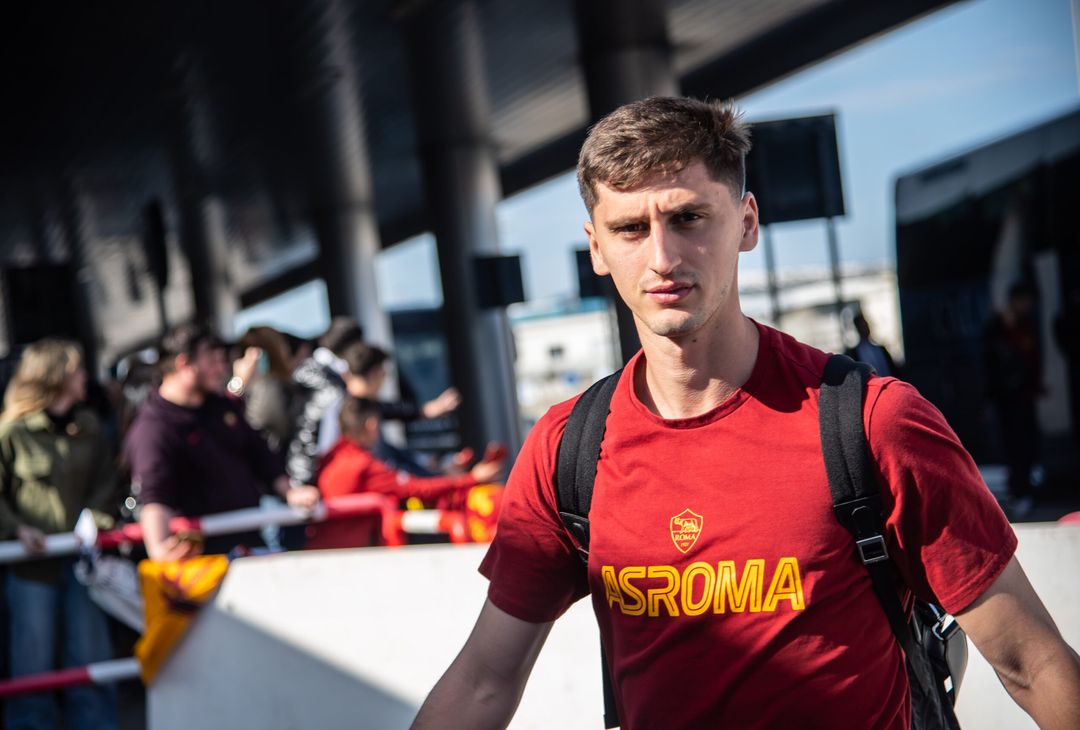 La Roma in viaggio verso Bergamo. Domani il match con l’Atalanta – FOTO GALLERY - immagine 4