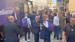 VIDEO / L’arrivo della Fiorentina a Roma per la finale di Coppa Italia