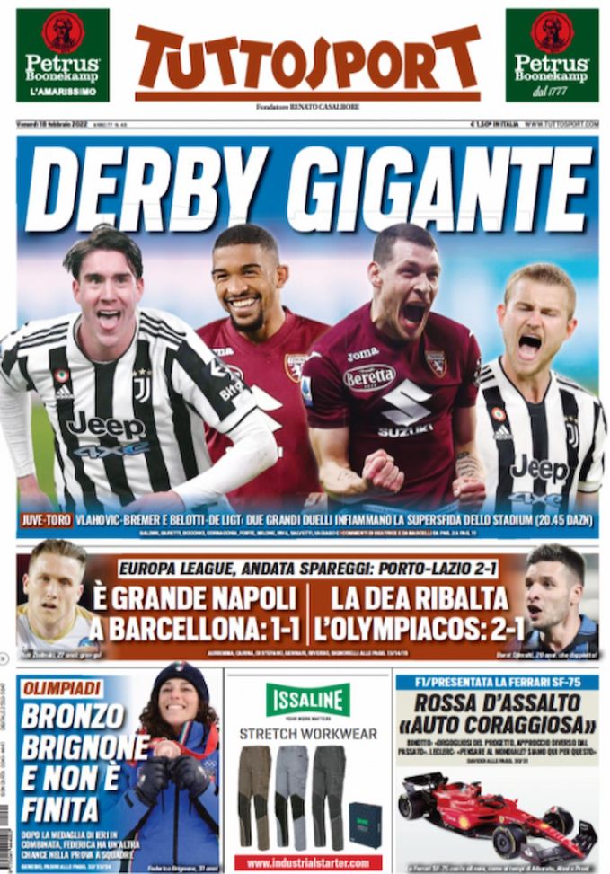 EDICOLA TS – E’ grande Napoli a Barcellona: 1-1. L’Atalanta ribalta l’Olympiacos - immagine 1