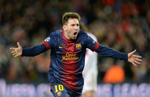 (GERMANY OUT) FUSSBALL CHAMPIONS LEAGUE ACHTELFINALE RUECKSPIEL 2012/2013FC Barcelona - AC MailandJUBEL; Torschuetze zum 2-0 Lionel Messi (Barca) (Photo by Pressefoto Ulmerullstein bild via Getty Images) Tebas: “Messi manca a tutto il calcio, non alla Liga. Gioca in un campionato che è quello che è”- immagine 2