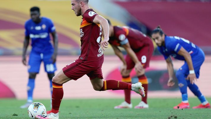 Jordan Veretout, doppietta su rigore in Roma-Fiorentina (credits: Getty Images) 