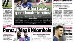 Prima Pagina, Corriere dello Sport: “Juve, tutto contro. Roma, l’idea è Ndombele”