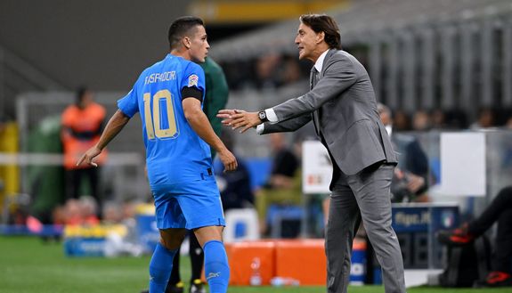 (Photo by Claudio Villa/Getty Images) mancini italia albania