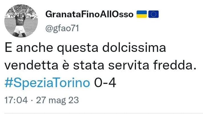 Spezia-Torino 0-4, le reazioni social: “La vendetta è stata servita fredda” - immagine 1
