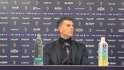 Bologna, Thiago Motta: “L’Inter è dove merita, ha un grande allenatore. Mi arrabbio perché…”