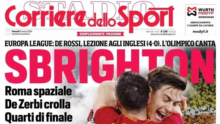 PRIMA PAGINA CORRIERE DELLO SPORT OGGI: “Osimhen scalda il Napoli” - immagine 1