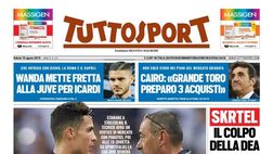 EDICOLA TS – Wanda mette fretta alla Juve per Icardi