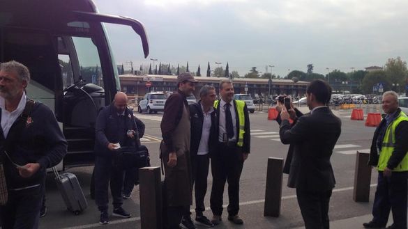 VIDEO&FOTO VN: Fiorentina a Peretola prima del volo per la Polonia- immagine 3