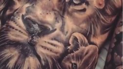 VIDEO / Un leone e i due suoi cuccioli. Icardi posta le immagini del suo tatuaggio