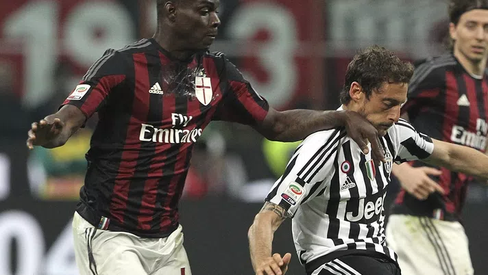Mario Balotelli e Claudio Marchisio (credits: GETTY Images)